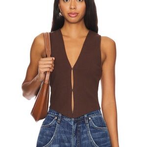Margie Vest in Brown
